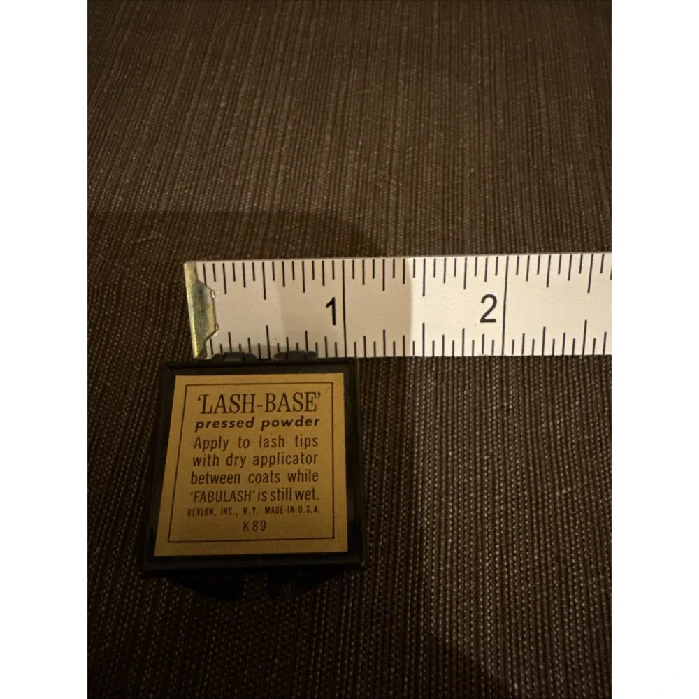1960's‎ Revlon Lash-base Pressed Powder For Application With FABULASH Mascara